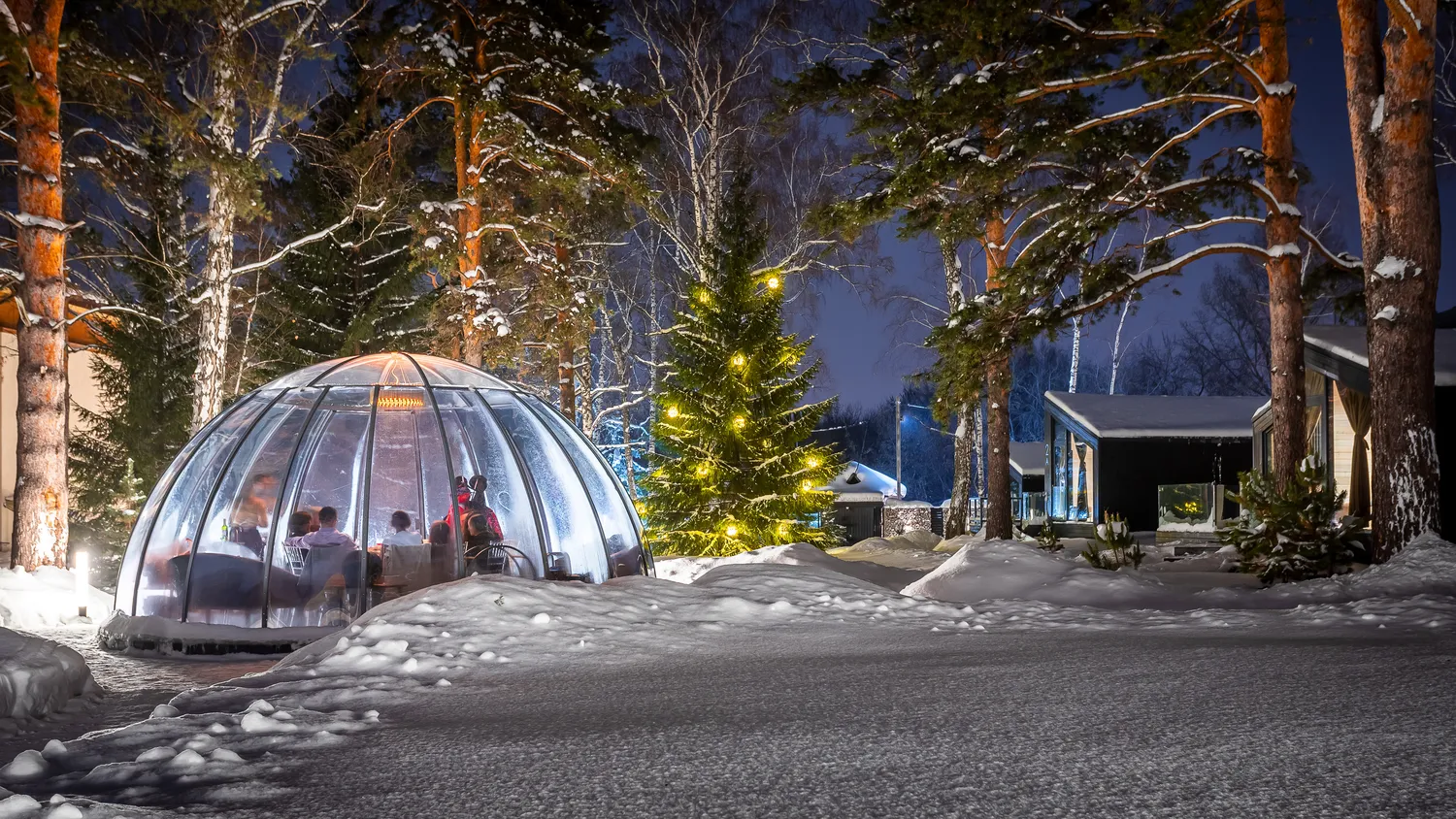 Namiot sferyczny glamping