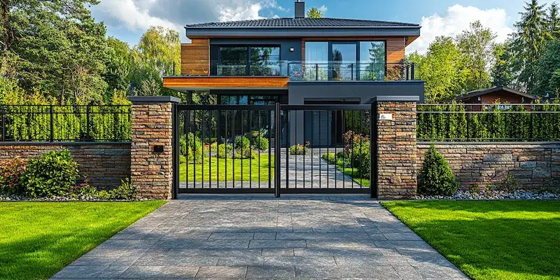 Alu Zäune aus Polen