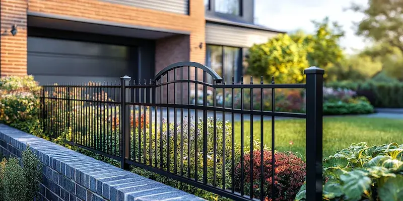 Metallzaun aus Polen mit Montage